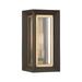 Lowry 13 1/2" High Textured Bronze Outdoor Wall Light