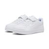 Sneaker PUMA "PUMA Caven 2.0 Sneakers Jugendliche", Kinder, Gr. 34.5, weiß (weiß silber schwarz metallic), Obermaterial: Synthetik, Leder; Futter: Textil; Innensohle: Textil; Laufsohle: Gummi, Schuhe