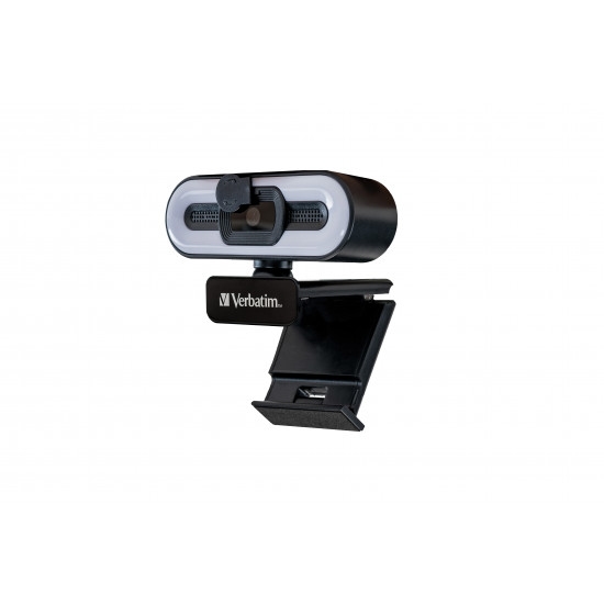 Verbatim 49579 Verbatim Webcam mit Mikro+Licht AWC-02 Full HD 1080p Autof retail Image