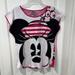 Disney Shirts & Tops | Disney Short Sleeve Mini Mouse T-Shirt Size Xl 15-17 Girls Top Multicolor | Color: Pink/White | Size: Xl 15-17