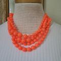 J. Crew Jewelry | J.Crew Multi-Strand Necklace | Color: Orange | Size: 20"