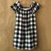 Anthropologie Dresses | Anthropologie | Corey Lynn Calter Gingham Picnic Off The Shoulder Mini Dress | Color: Black/White | Size: Xs