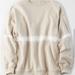 American Eagle Outfitters Sweaters | American Eagle Outfitters Oversized Tie Dye Crewneck Sweatshirt | Color: Tan/White | Size: M