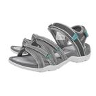 GRITION Hiking Sandals for Women, Ladies Sport Outdoor Walking Sandals Girls Summer Adjustable Open Toe Water Shoes Athletic Lightweight Beach Sandles (4 UK/37 EU, Grey Green)