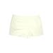 Ann Taylor LOFT Khaki Shorts: Ivory Print Bottoms - Women's Size 14 - Stonewash