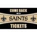 New Orleans Saints 28" x 16" Come Back With Tickets Door Mat