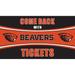 Oregon State Beavers 28" x 16" Come Back With Tickets Door Mat