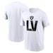 Men's Nike White Las Vegas Raiders Local Essential T-Shirt