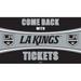 Los Angeles Kings 28" x 16" Come Back With Tickets Door Mat