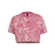 adidas Junior Girls Future Icons Print T, Light Pink, Size 11-12 Years