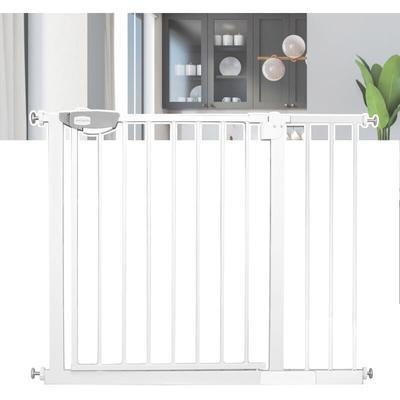Naizy - Treppenschutzgitter 100cm Türschutzgitter ohne Bohren n Stop Safety Tür- & Treppengitter