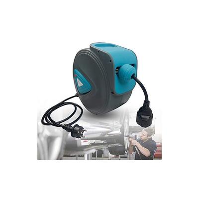 Automatik Kabeltrommel 20m mit Verlängerungskabel und 180° Drehbar Überlastschutz Automatischer Image