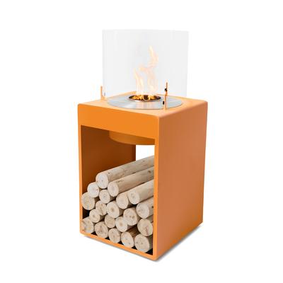 EcoSmart POP 8T [Design Ethanol Kamin]: Orange - mit Schutzhülle