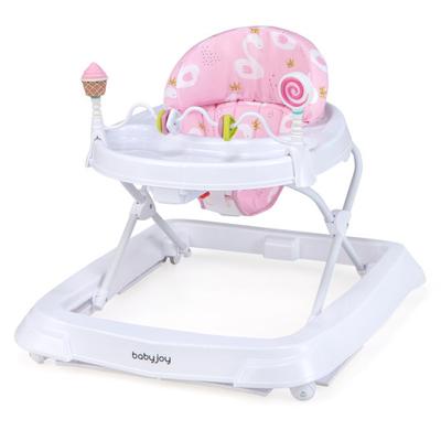 Costway Foldable Baby Activity Walker with Adjusta...