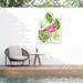 Bay Isle Home™ Melissa Wang 'Tropical Flamingo II' Outdoor Canvas All-Weather Canvas/Canvas, Wood | 19 H x 14 W x 1.5 D in | Wayfair