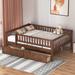 Harriet Bee Haoran Daybed, Wood in Brown | 28.3 H x 57 W x 79.5 D in | Wayfair 3EA864C305C14A179D965121222AFBC8