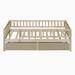 Harriet Bee Twin Size Dual-Use Daybed Wood Bed w/ Two Drawers, Natural in Brown | 28.3 H x 41.8 W x 79.5 D in | Wayfair