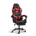 Inbox Zero Adjustable Reclining Ergonomic Faux Leather Swiveling PC & Racing Game Chair Faux Leather | 19.5 W x 24.25 D in | Wayfair