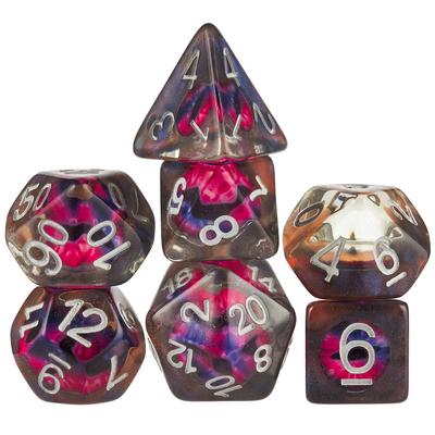 Demon Eye Dice Set - Multi - 2.5x2x1 in.