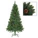 vidaXL Artificial Christmas Tree with Pine Cones Green 5 ft - 59.1"