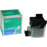 Max 20FE Flat Clinch Stapler Cartridge For use with EH-20F Flat Clinch Stapler Cartridge Staples Up to 20 Sheets of Paper (Based on 80gsm stock) 2000 Staples in Total