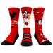 Unisex Rock Em Socks Mickey Mouse Red Chicago Bulls Three-Pack Disney Crew Set