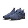 Laufschuh PUMA "Axelion Refresh Laufschuhe Herren", Gr. 40.5, bunt (navy inky blau schwarz jasper rot), Obermaterial: Synthetik; Futter: Textil; Laufsohle: Gummi, Schuhe