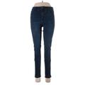 Gap Jeans - Mid/Reg Rise Skinny Leg Denim: Blue Bottoms - Women's Size 30 - Dark Wash