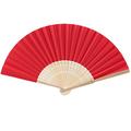 Pack of 24 Hand Fans,Wedding Fans,Colourful Folding Fans,Paper Fans,Wedding Fans,Foldable Guest Gift,Asian Decoration for DIY Summer Wedding Decoration,Birthday Party,Photography,Wall Decoration,Red