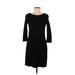 Gap Casual Dress - Sheath: Black Solid Dresses - Women's Size 6