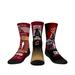 Youth Rock Em Socks Darth Vader & Stormtrooper Wine Cleveland Cavaliers Three-Pack Star Wars Crew Set