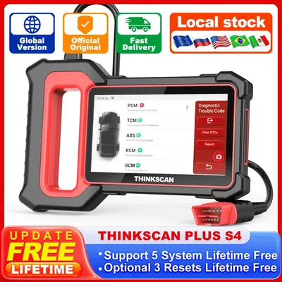 THINKCAR-Outil de Diagnostic de Voiture Scanner OBD2 Système ECM ABS SRS TCM BCM Réinitialisation