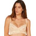 Cosabella Womens NEVER1301 Never Say Sweetie Soft Bra - Beige Elastane - Size Large