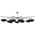 Visual Comfort Signature Collection AERIN Valencia 58 Inch LED Chandelier - ARN 5522PN-BLK