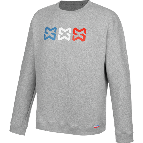 Sweat de travail col rond Made in France Würth MODYF gris