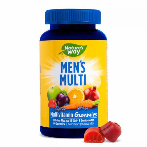 Nature’s Way Men’s Multi Multivitamin Gummies 60 St Fruchtgummi