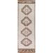 Geometric Anatolian Runner Rug Handmade Turkish Wool Carpet - 3'0"x 11'9"