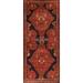 Tribal Ardebil Persian Vintage Runner Rug Handmade Wool Carpet - 4'5"x 11'2"