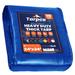 Tarpco Safety 24 ft. x 24 ft. 10 Mil Heavy Duty Polyethylene Tarp, Waterproof, Rip & Tear Proof Aluminum in Blue | 1 H x 24 W x 24 D in | Wayfair