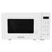 0.7 Cu Ft 700 Watt LED Digital Microwave Oven in White with Child Safety Lock