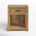 Birch Lane™ Oakland 1 - Drawer Nightstand Wood in Brown | 28 H x 24 W x 18.5 D in | Wayfair 0D9B0DFBBD6A422E9D91F16AED1B1875