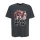 Recovered Star Wars Group Image Relaxed Washed Black T-Shirt by L