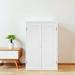 Winston Porter Bathroom Storage Cabinet Freestanding en Floor Cabinet w/ Adjustable Shelf & Double Door in White | 36 H x 23.25 W x 12 D in | Wayfair