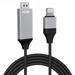 iPhone to TV HDMI Cable MFi Certified Lightning to HDMI Cord for iPhone/iPad/iPod on TV/Projector/Monitor 6.6ft