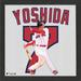 Highland Mint Masataka Yoshida Boston Red Sox 13'' x Impact Jersey Framed Photo