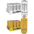 Monster Energy Drinks 12 Pack 500ml (12 Cans Ultra White & 12 Cans Ripper) - By Shop 4 Less