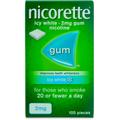 Nicorette Icy White Gum 2mg 105 Pack