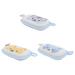 NUOLUX 3Pcs Baby Bath Sponge Cartoon Ultra Cotton Absorbent Sponge for Toddler