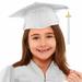 Boys Girls Preschool Kindergarten Unisex Children s Child Size Adjustable Elastic Band Graduation Cap Hat With 2022 Tassel 2-12 Years