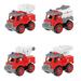 Mini Construction Truck 4 IN 1 DIY Truck Toys Tractor Build your own kit construction Toy Vehicle Bulldozer Cowcatcher Cement Roller Truck crane Lift truck
